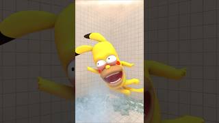 Showers are too sensitive ver4 animation memes funny shorts ForYou Trending simpson [upl. by Ainoek]