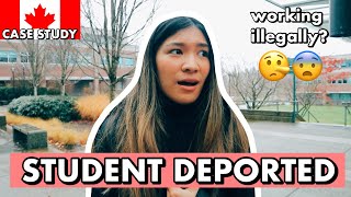 STUDENT DEPORTED FROM CANADA FOR WORKING ILLEGALLY [upl. by Farrington]