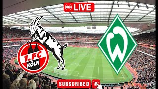 Köln w vs Werder Bremen w LiveFußballspiel der deutschen FrauenBundesliga [upl. by Hyacinth959]