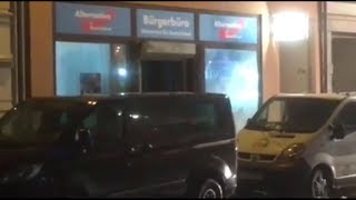 Döbeln Bombenanschlag auf AfD Büro [upl. by Sunny864]