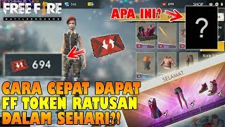 Cara CEPAT Mendapatkan FF TOKEN Sampai RATUSAN Dalam SEHARI  Free Fire [upl. by Anaylil]