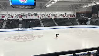 Eliska Brezinova SP  Cranberry Cup International 2024 [upl. by Jolee634]