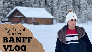 Banff Road Trip  Banff National Park  Banff Travel Vlog  Lake Louise Alberta Canada [upl. by Jamill]