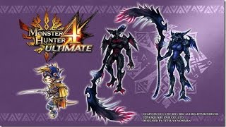 Monster Hunter 4 Ultimate  Event Quests 13 Tetsuya Nomura Collaboration Quests June DLC Part 2 [upl. by Chace697]