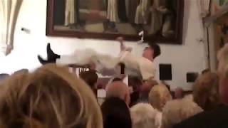 CrowdSurfing of newlyordained Novus Ordo Priest in Poland [upl. by Ludwig860]