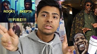 ASAP ROCKY  PRAISE THE LORD ft SKEPTA LIT REACTION [upl. by Alene]