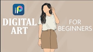 Digital Art for beginners  digital art tutorial  Android phone  ibispaintx tutorial  AR Edits [upl. by Conlee161]