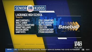 Senior Kudos LaGrange High School baseball [upl. by Lleryd]