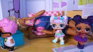 LOL SURPRISE DOLLS Sneak Out Of House [upl. by Annahsal836]