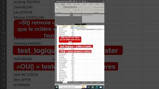 Combiner des fonctions conditionnelles dans Excel [upl. by Libys556]
