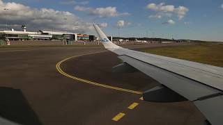 Take off from Göteborg Landvetter Airport GOT Sweden  KLM Embraer 190  May 2019 [upl. by Umeko535]