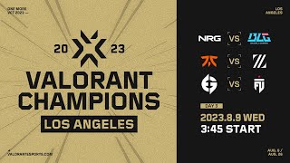 NRG vs BLG  FNC vs ZETA  EG vs FUT — VALORANT Champions — Group Day 3 [upl. by Ysle145]