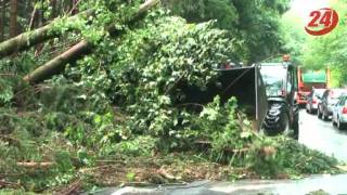 Unwetter im Landkreis Rosenheim bei Riedering [upl. by Belamy316]