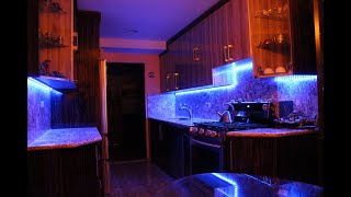 How To Install LED Strip Lights Under Kitchen Cabinets Under Cabinet LED Lighting DIY [upl. by Thebault711]