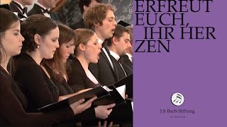 JS Bach  Cantata BWV 66 quotErfreut euch ihr Herzenquot J S Bach Foundation [upl. by Nima]