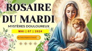 ROSAIRE DE GUÉRISON MYSTÈRES DOULOUREUX ROSAIRE DU MARDI🌹07 MAI 2024 🙏🏻 PÈLERINAGE SPIRITUEL [upl. by Bolt]