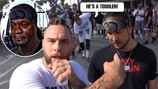 I Ran Into Kenny Dobbs At Venice Beach And It Got HEATED  1v1 Basketball [upl. by Urbanus]