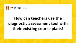 Using the diagnostic assessment tool with your existing unit plans for year 710 maths [upl. by Suivatal]