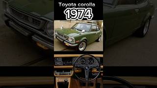 Evolution of Toyota corolla 19742024shorts trending toyotacorolla viral car [upl. by Nitaf934]