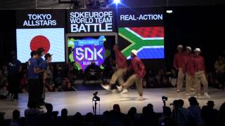 SDK EUROPE 2013 WORLD TEAM BATTLE FINALTOKYO ALLSTARS JAPAN vs REAL ACTION SOUTH AFRICA [upl. by Nahshun]