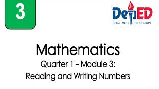 GRADE 3 Quarter 1 Module 3  DepEd [upl. by Atiuqehc863]