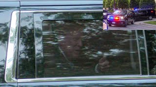 Former US President Donald Trump Leaves Fundraiser in Beverly Hills 672024 [upl. by Monika]