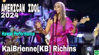 American Idol 2024 TOP 24 Hawaii Performance  KB Richins Reprise quotHeavenquot Song by Bryan Adams [upl. by Dibbrun]