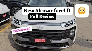 New Alcazar facelift 2024 Top model walkaround  7 seater SUV  Detailed review comfort car [upl. by Artapoelc443]