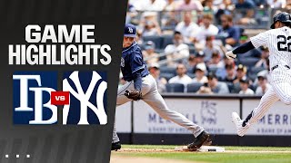 Rays vs Yankees Game Highlights 72124  MLB Highlights [upl. by Eetnahs]