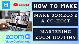 Setting up CoHosts Before your Zoom Meeting NonPersonal Meetings [upl. by Longo619]