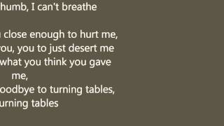 Adele  Turning Tables with lyrics [upl. by Ennaesor]