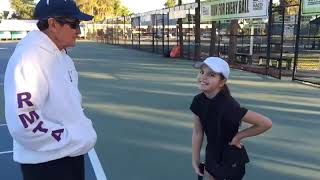 Private Tennis Lesson with the Iconic Rick Macci A Legendary Experience  Rick Macci Tennis [upl. by Anyk]