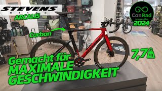 Das schnellste amp schönste Rennrad für 2024  Das Arcalis von Stevens — Roadbike [upl. by Siraj]