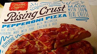 Baking a Mama Cozzis Rising Crust Pepperoni Pizza from Aldis [upl. by Ronda926]