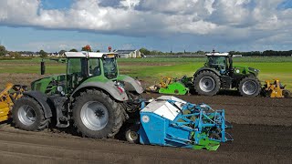 Fendt 942 Gen 7 and Fendt 828 with Alpego front mulchers and Farmtec Rotar using Raven Precision GPS [upl. by Munson]