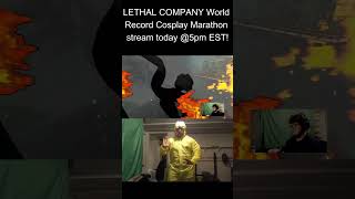 Lethal Company Cosplay Stream GOING FOR WORLD RECORD shorts lethalcompanygame cosplay [upl. by Samul]