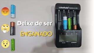 REVIEW CARREGADOR LIITOKALA LII500  Teste de pilhas Multilaser Duracell e Recyko [upl. by Melodie]