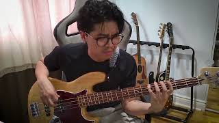 Up Dharma Down  Oo Bass Cover [upl. by Anilahs]