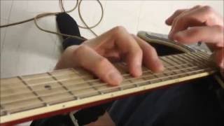 8 fingers Tapping Arpeggio Lesson Tabs Double Trouble Roo [upl. by Vange55]