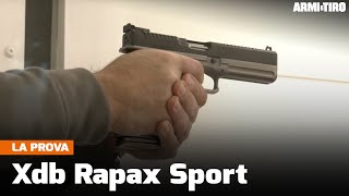 Xdb Rapax Sport calibro 9x19 la regina della Production  La prova [upl. by Niatsirhc]