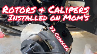 Mopar Drum to Disc Brake Swap Rotors amp Calipers [upl. by Norra355]