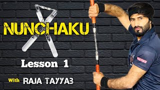 Nunchaku Training Lesson 1  Raja Tayyab  Learn Nunchaku Tutorial Nunchaku Tricks  NunchakuSkills [upl. by Paver]