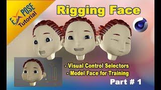 Cinema 4D Tutorial  Rigging Face Part 1 [upl. by David877]