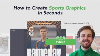 Gipper Graphics Demo  Create amp Share Social Media Sports Graphics in Seconds [upl. by Edmonda378]