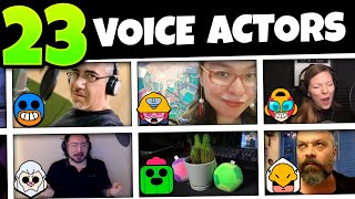 ALL Brawl Stars Voice Actors 2021 [upl. by Schwerin]