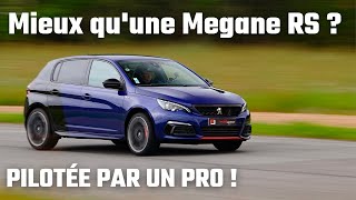 Essai Peugeot 308 GTi BPS ⎥Pilotée par un PRO [upl. by Anabahs]