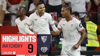 Resumen de Sevilla FC vs Rayo Vallecano 22 [upl. by Notsuh]