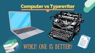 Computer or Typewriter  What Is Different Computer between Typewriter  Typewriter [upl. by Okika]