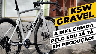 A gravel KSW criada pelo Edu Capivara montada e pronta pro Shimano Fest 2022 Pedaleria [upl. by Sibbie458]