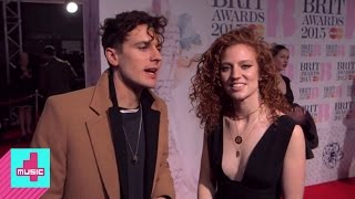 Jess Glynne talks red carpet fashion  BRITs 2015 [upl. by Sou]